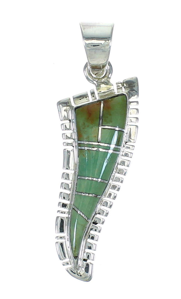 Genuine Sterling Silver Turquoise Pendant MX65349